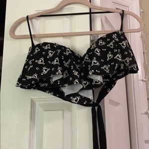 Hot Topic Music Note Bikini Top